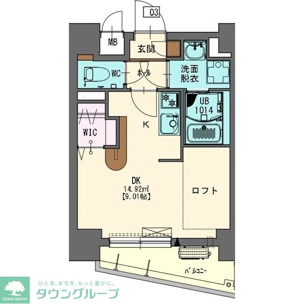 エステシア名駅の物件間取画像