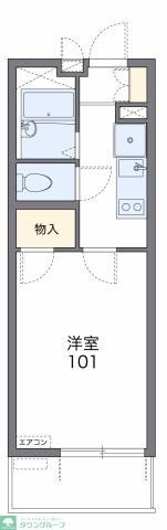 レオパレスエトワール則武の物件間取画像