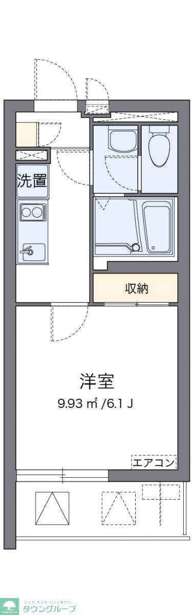 クレイノ太閤通の物件間取画像