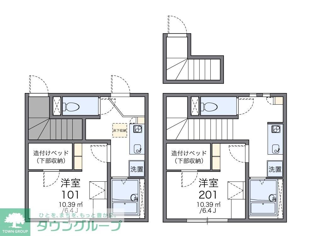 レオパレス八田の物件間取画像