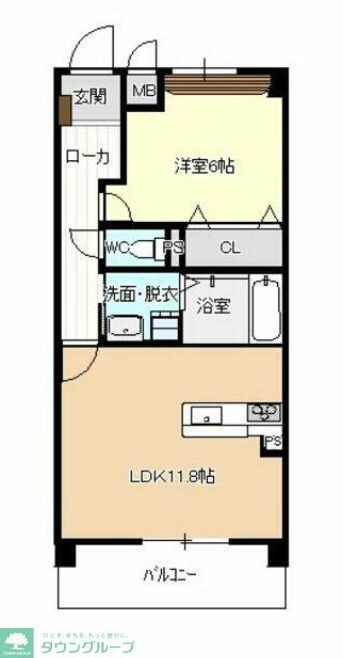 ホームクラルスの物件間取画像