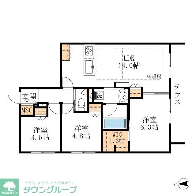HEBEL MAISON 徳川園の物件間取画像