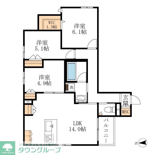 HEBEL MAISON 徳川園の物件間取画像