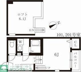 トリオネア千種の物件間取画像