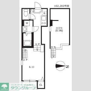 フレグラントオリーブ名城公園の物件間取画像