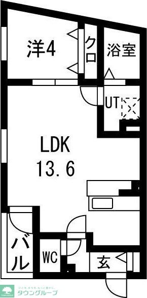 メルヴェイユ大日の物件間取画像