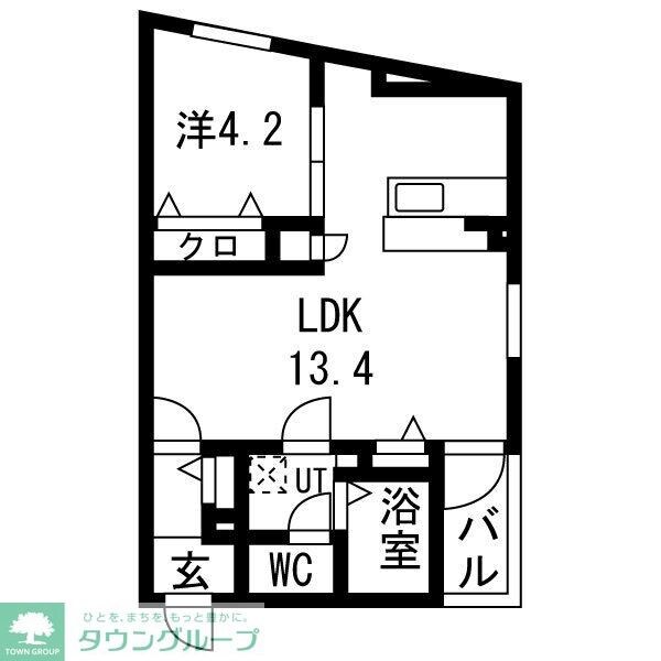 メルヴェイユ大日の物件間取画像
