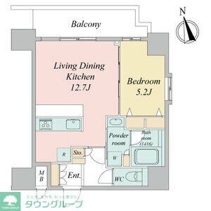 スプランディッド大須門前町の物件間取画像