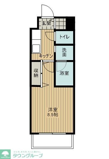 リシュドール名駅南の物件間取画像