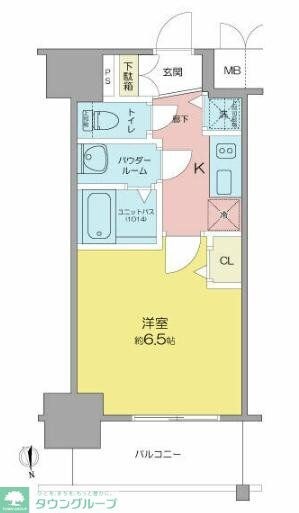 プレサンス大須プライマルの物件間取画像