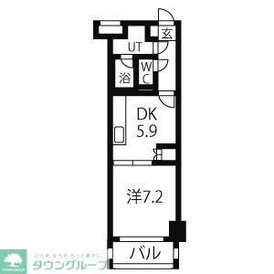 スタジオスクエア大須の物件間取画像