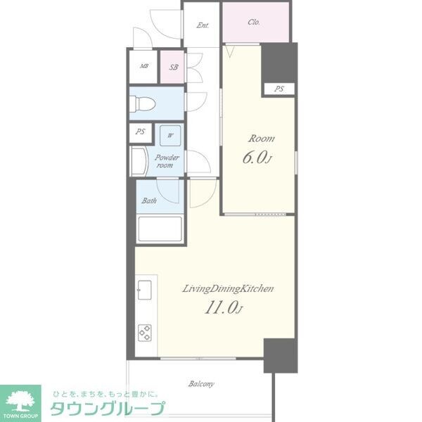 プティフルールの物件間取画像