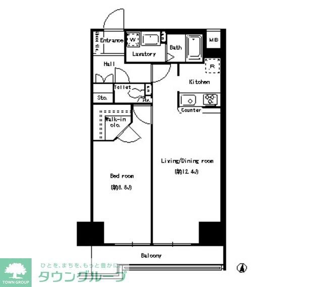 パークアクシス丸の内の物件間取画像