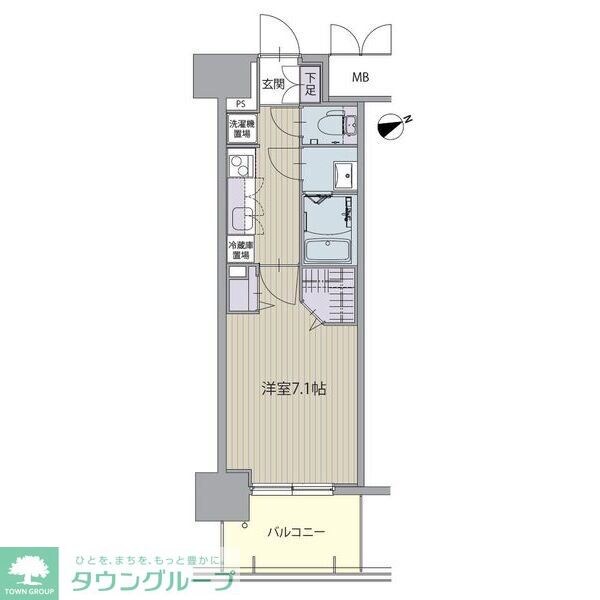 パルティール八田の物件間取画像