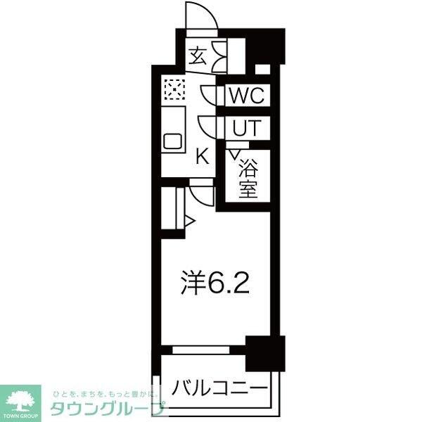 メイクス矢場町IIの物件間取画像