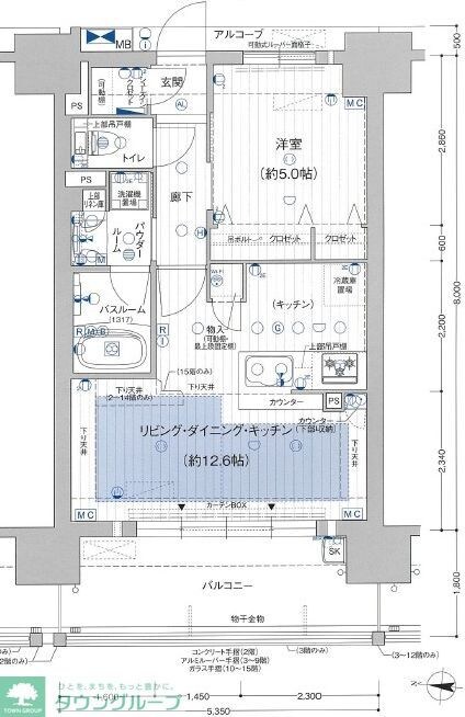 プレサンス ロジェ 栄パークサウスの物件間取画像