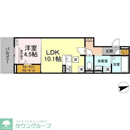 アーククレールの物件間取画像