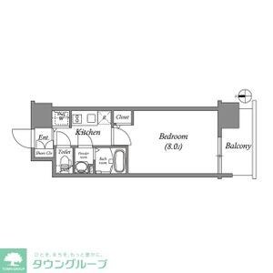 エスリード栄イーストスクエアの物件間取画像
