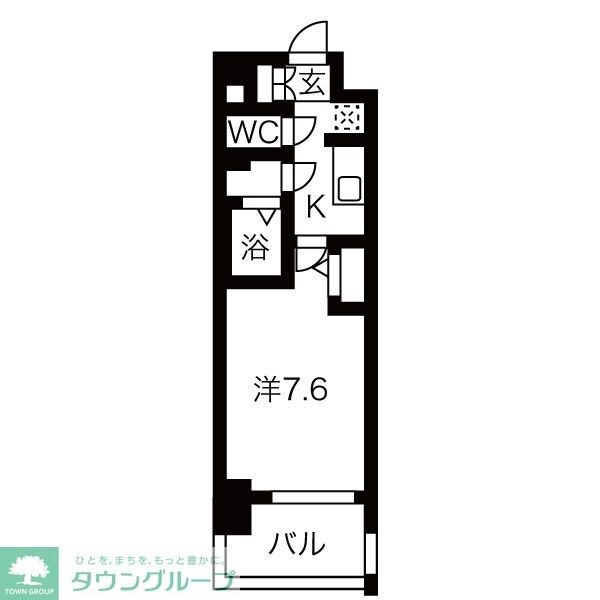 メイクスデザイン上前津の物件間取画像