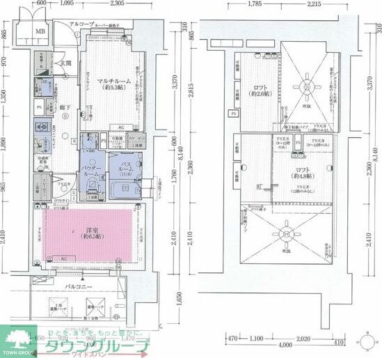 エステムコート名古屋駅前COREの物件間取画像