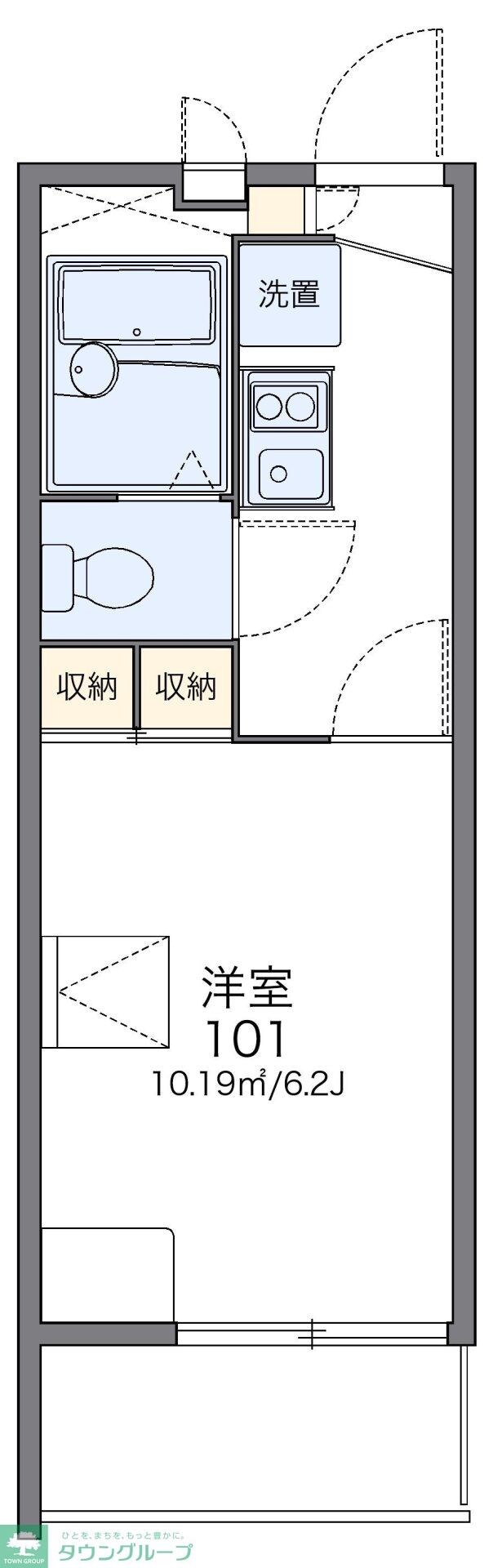 レオパレス太閤の物件間取画像