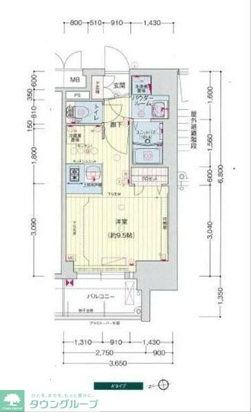 プレサンス上前津リラシスの物件間取画像