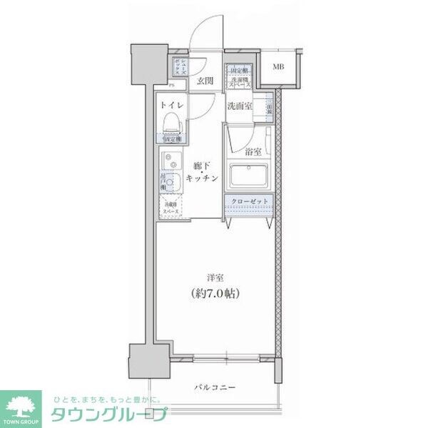 レジデンス東別院スクエアIIの物件間取画像