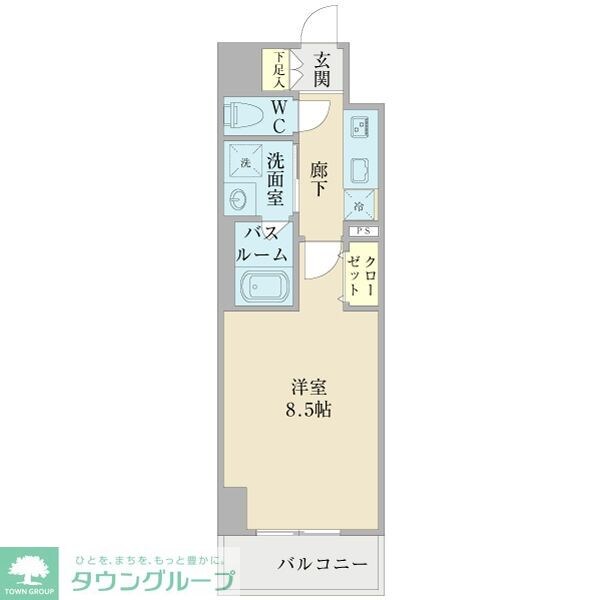 プランドール那古野の物件間取画像