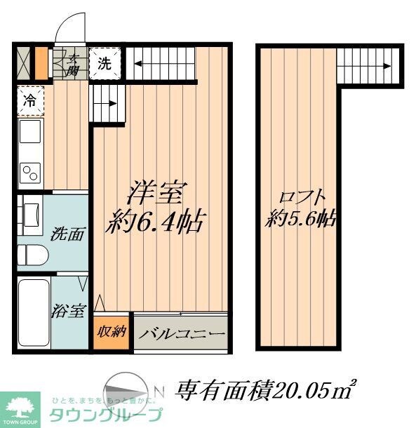 シェモア中島町の物件間取画像