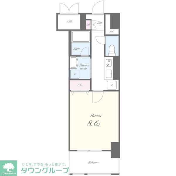 リ ブラン東別院の物件間取画像