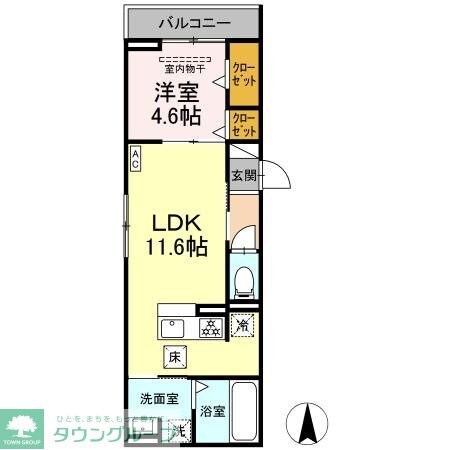 Flegley(フレグレー)の物件間取画像