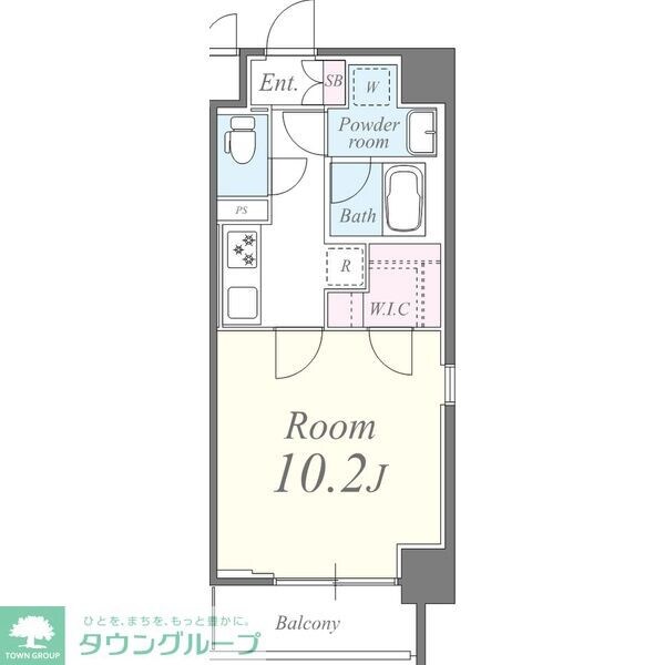 タウンコート御園の物件間取画像