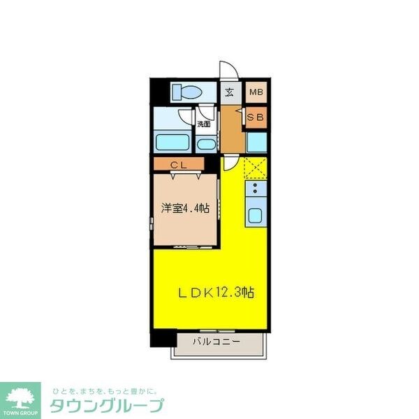 レジデンシア尾頭橋駅前の物件間取画像