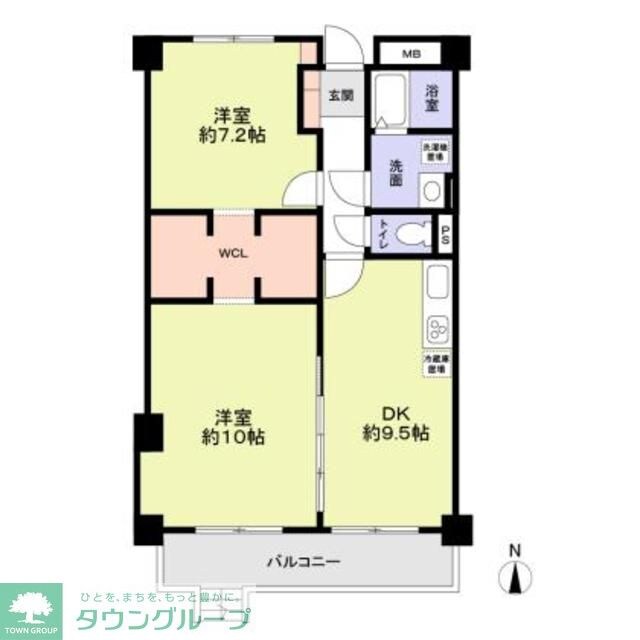 プライム八田の物件間取画像