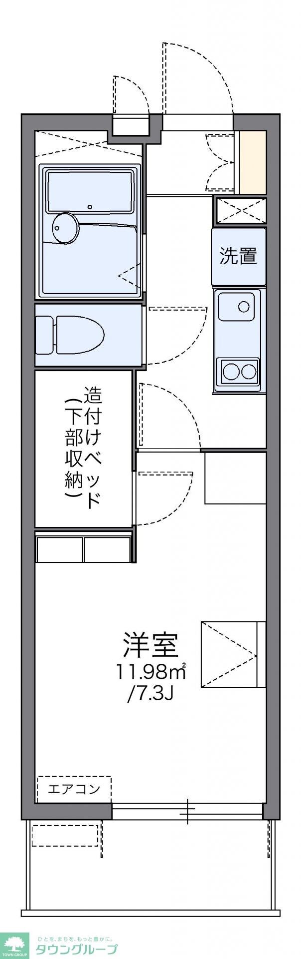 レオパレス松葉の物件間取画像