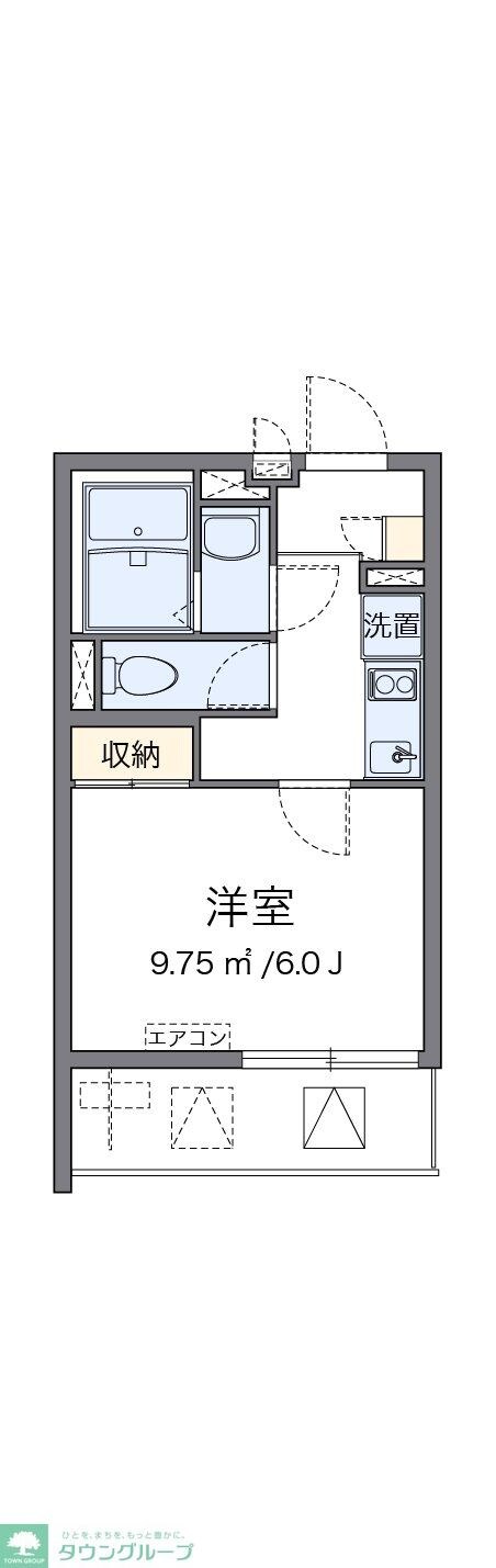 クレイノYUKA3の物件間取画像