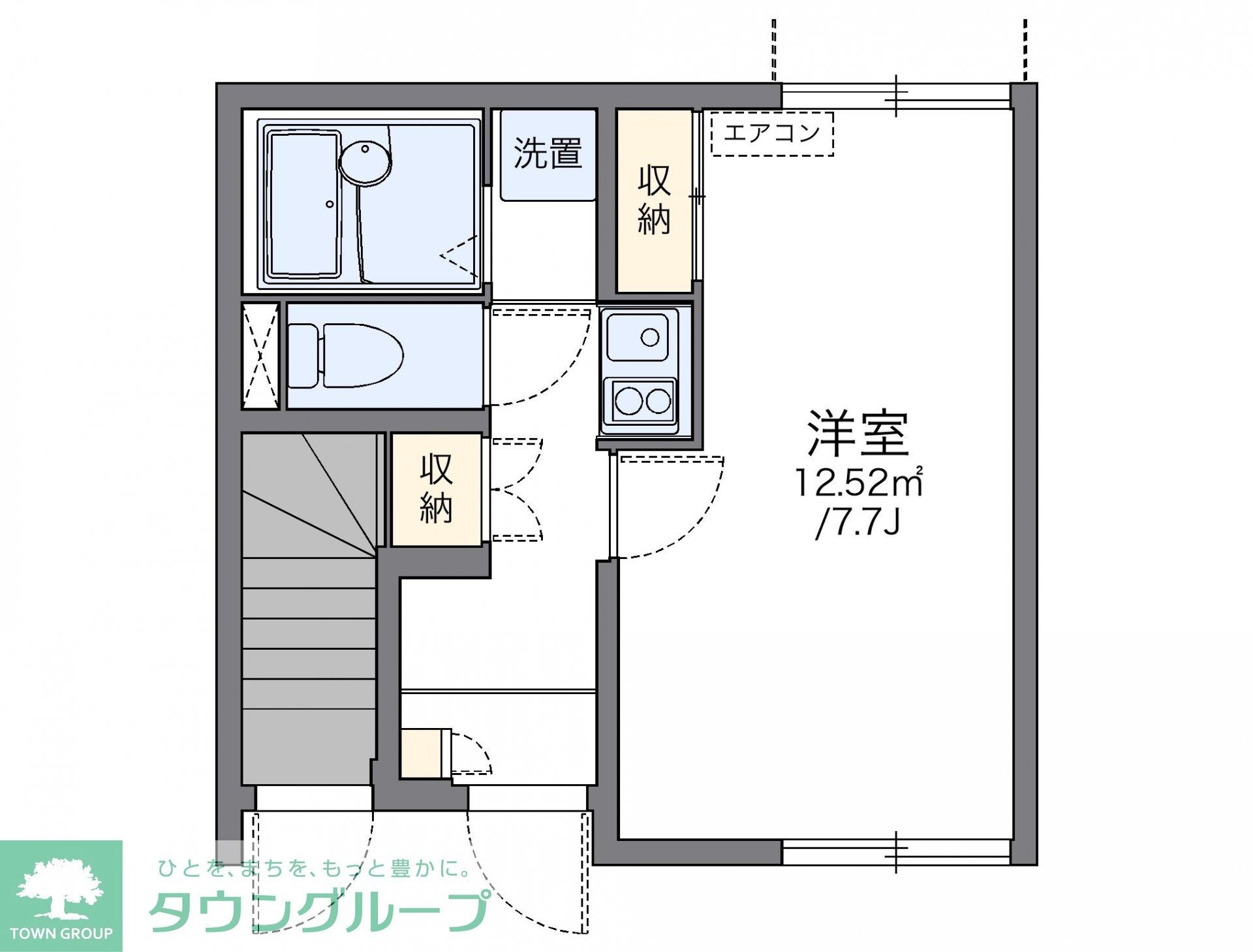レオネクスト野田南の物件間取画像