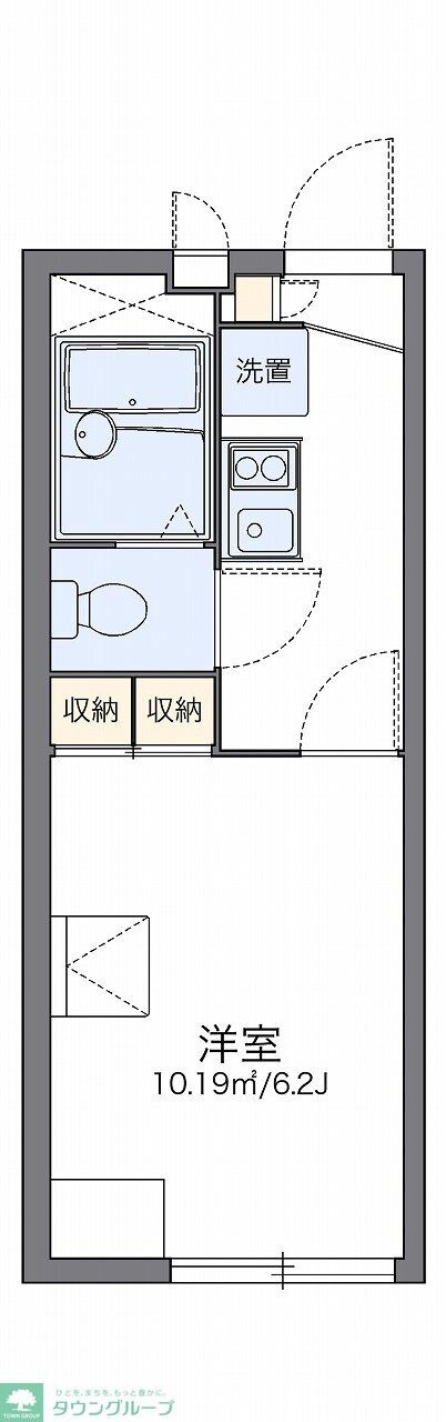 レオパレスKの物件間取画像