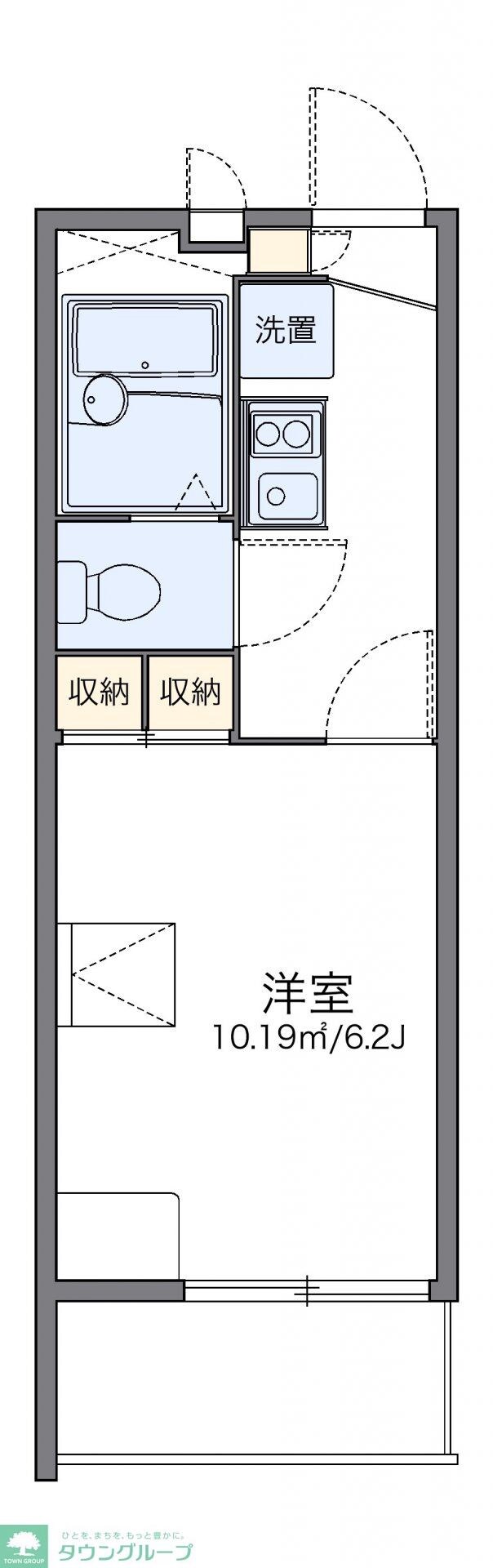 レオパレスINAGAMIの物件間取画像