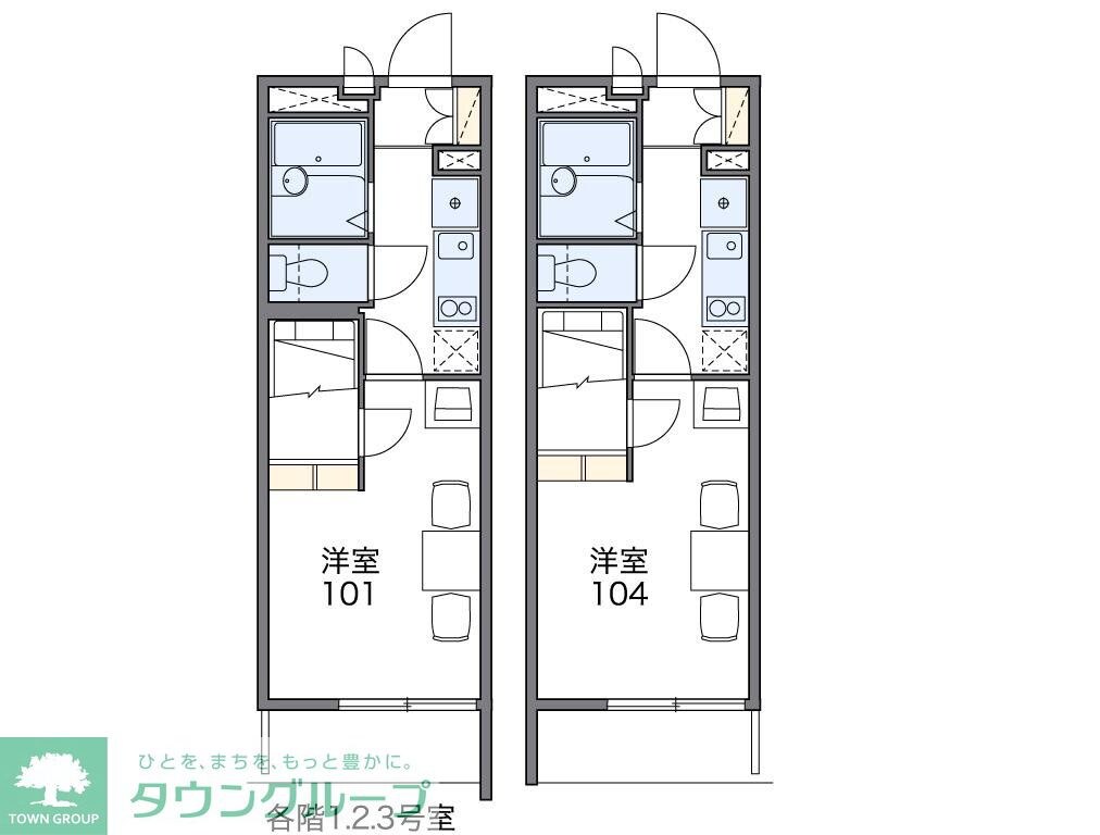 レオパレスセントラルアイの物件間取画像