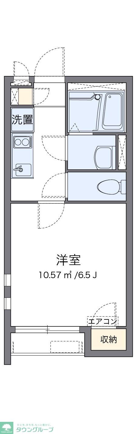 クレイノイナヴァアヴニールの物件間取画像