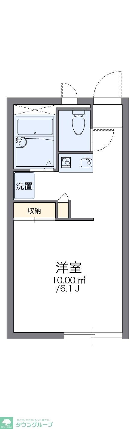 レオパレスミレニアムINABAJIの物件間取画像