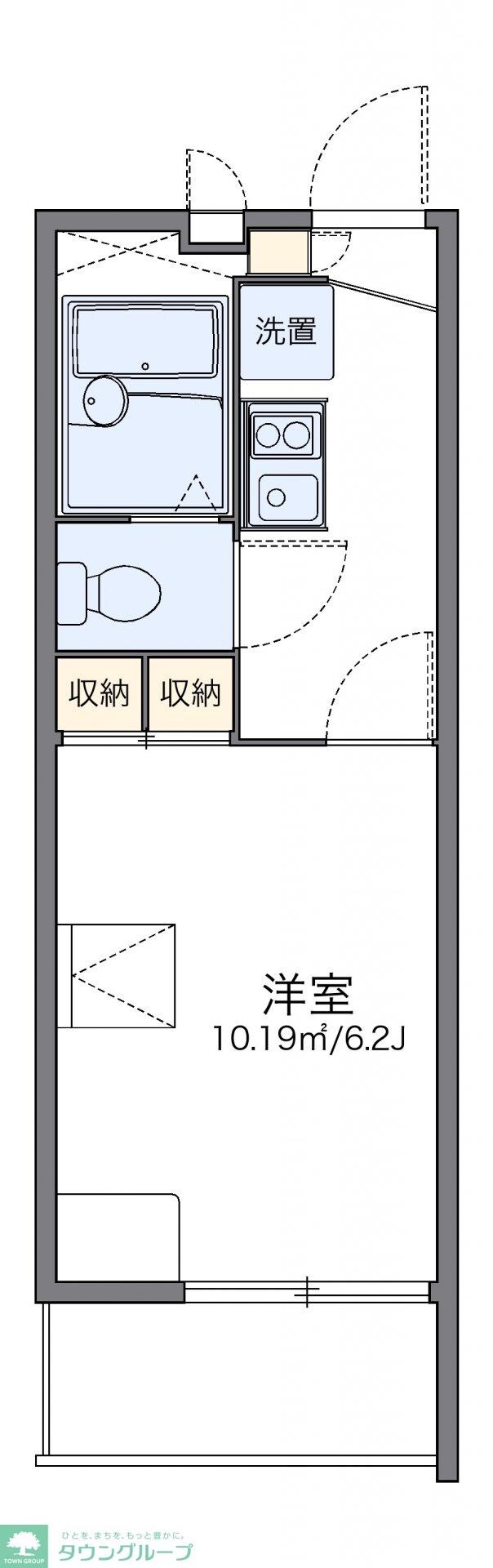 レオパレスINAGAMIの物件間取画像