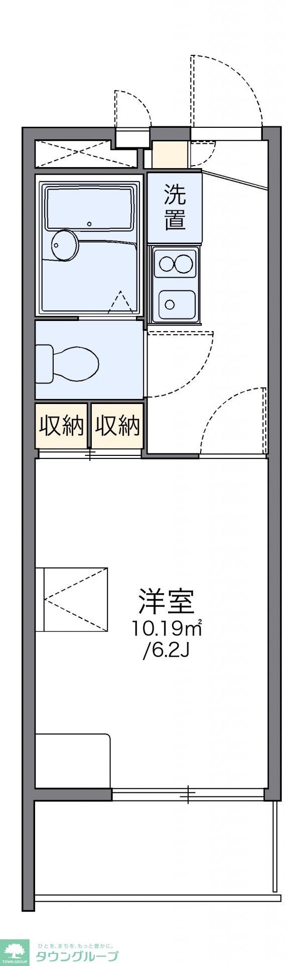 レオパレスアネックス2大橋の物件間取画像
