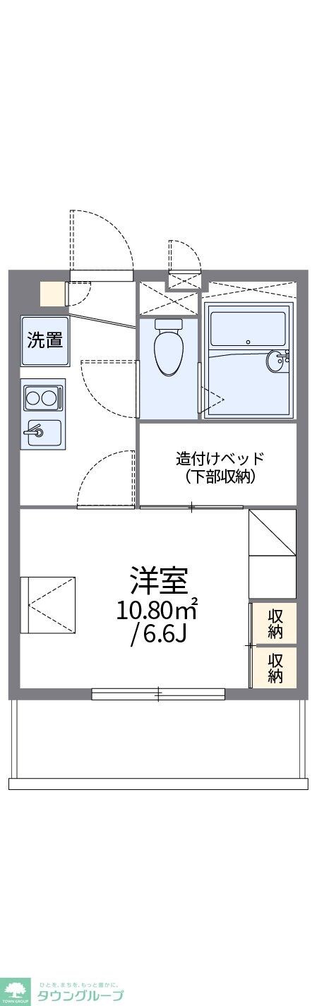 レオパレスM Oの物件間取画像