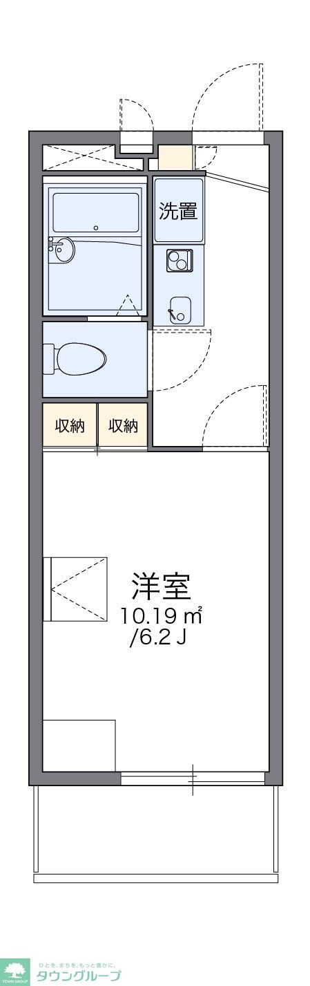 レオパレス上名古屋東の物件間取画像