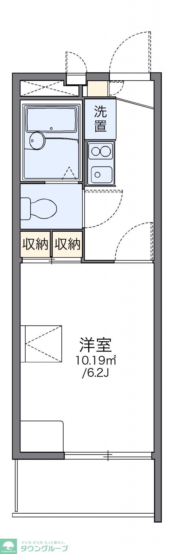 レオパレスアネックス2大橋の物件間取画像