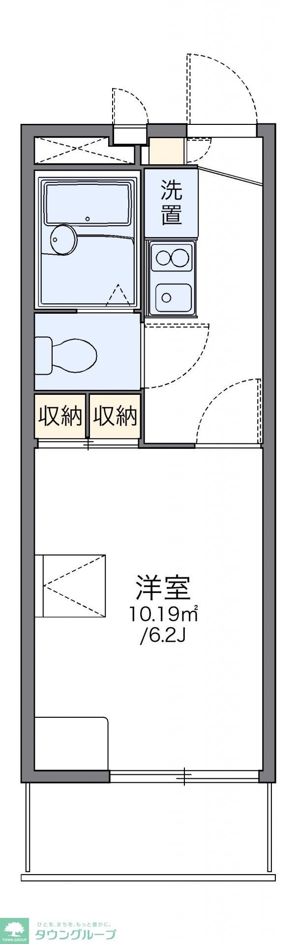 レオパレスアネックス2大橋の物件間取画像