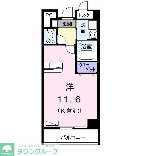 メゾンカルムの物件間取画像