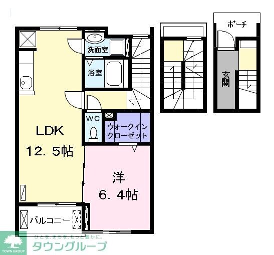 アルバ Aの物件間取画像